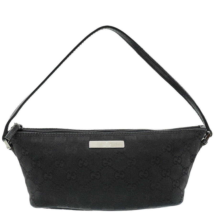 Gucci Black GG Pouch Accessories Bag