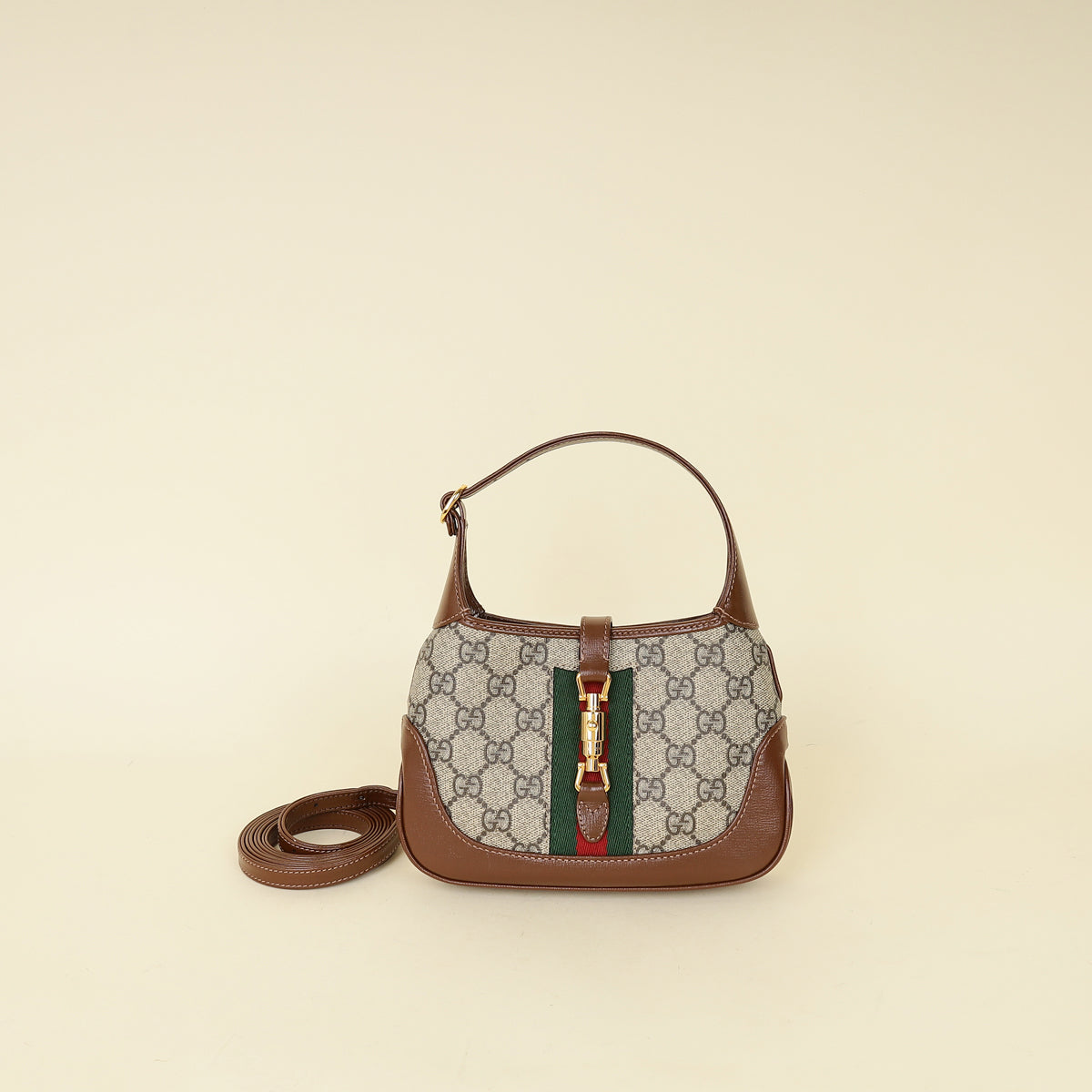 Gucci Ebony GG Supreme Jackie 1961 Mini Bag