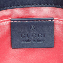 Gucci Blue GG Denim Marmont Pearl Mini Shoulder Bag
