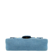 Gucci Blue GG Denim Marmont Pearl Mini Shoulder Bag