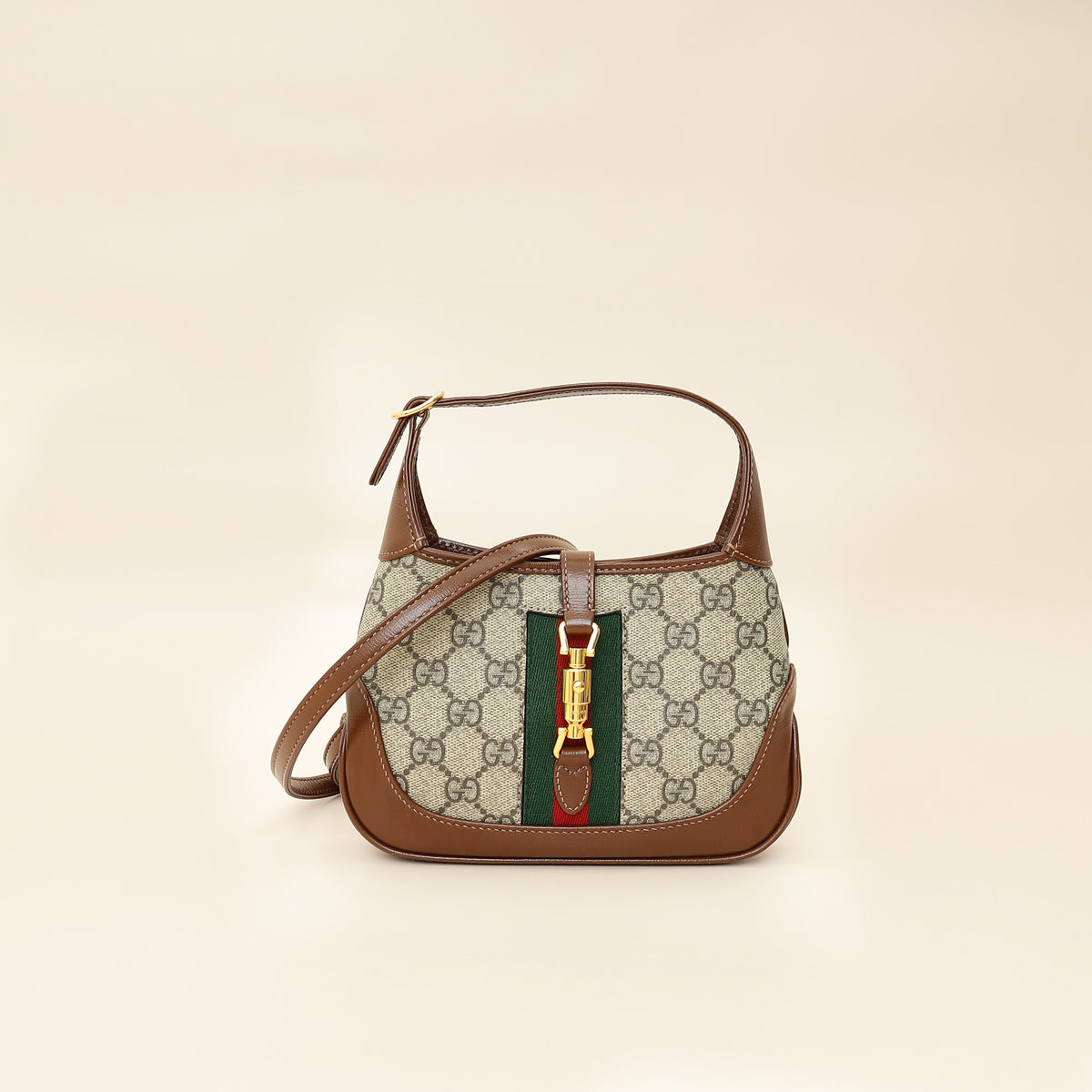 Gucci Bicolor GG Supreme Jackie 1961 Mini Bag