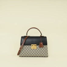 Gucci Tricolor Top Handle Padlock Medium Bag