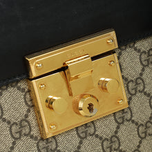 Gucci Tricolor Top Handle Padlock Medium Bag