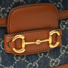 Gucci Bicolor GG Horsebit 1955 Mini Shoulder Bag