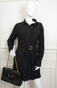 Gucci Balck Guccissima Emily Medium Shoulder Bag
