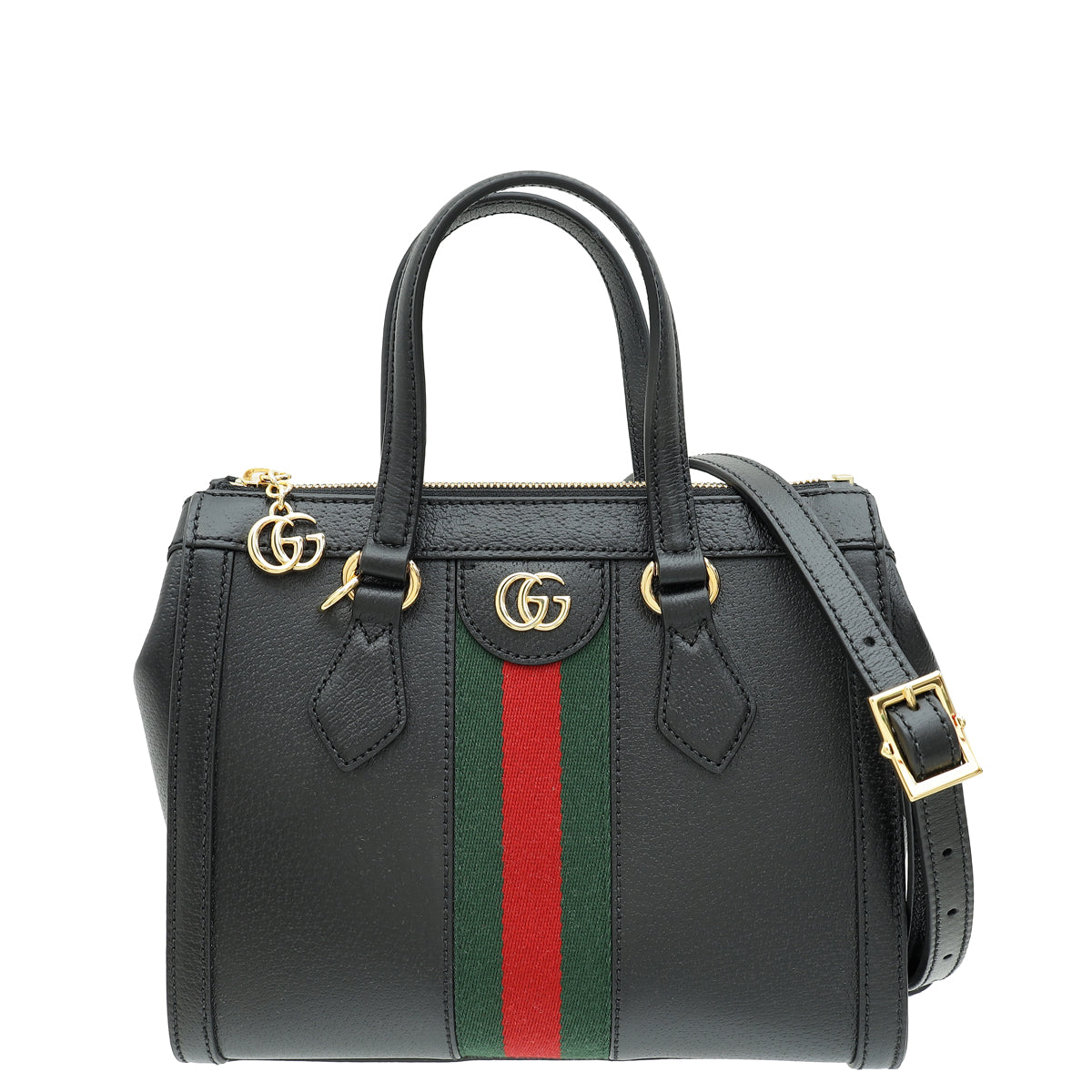 Gucci Black Ophidia Small Tote Shoulder Bag