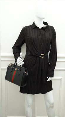 Gucci Black Ophidia Small Tote Shoulder Bag