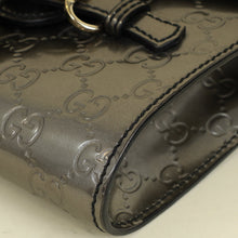 Gucci Metallic Gray GG Shine Mini Emily Bag