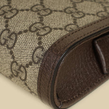 Gucci Bicolor GG Supreme Ophidia Wristlet Pouch