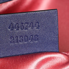 Gucci Blue Velvet GG Marmont Mini Shoulder Bag
