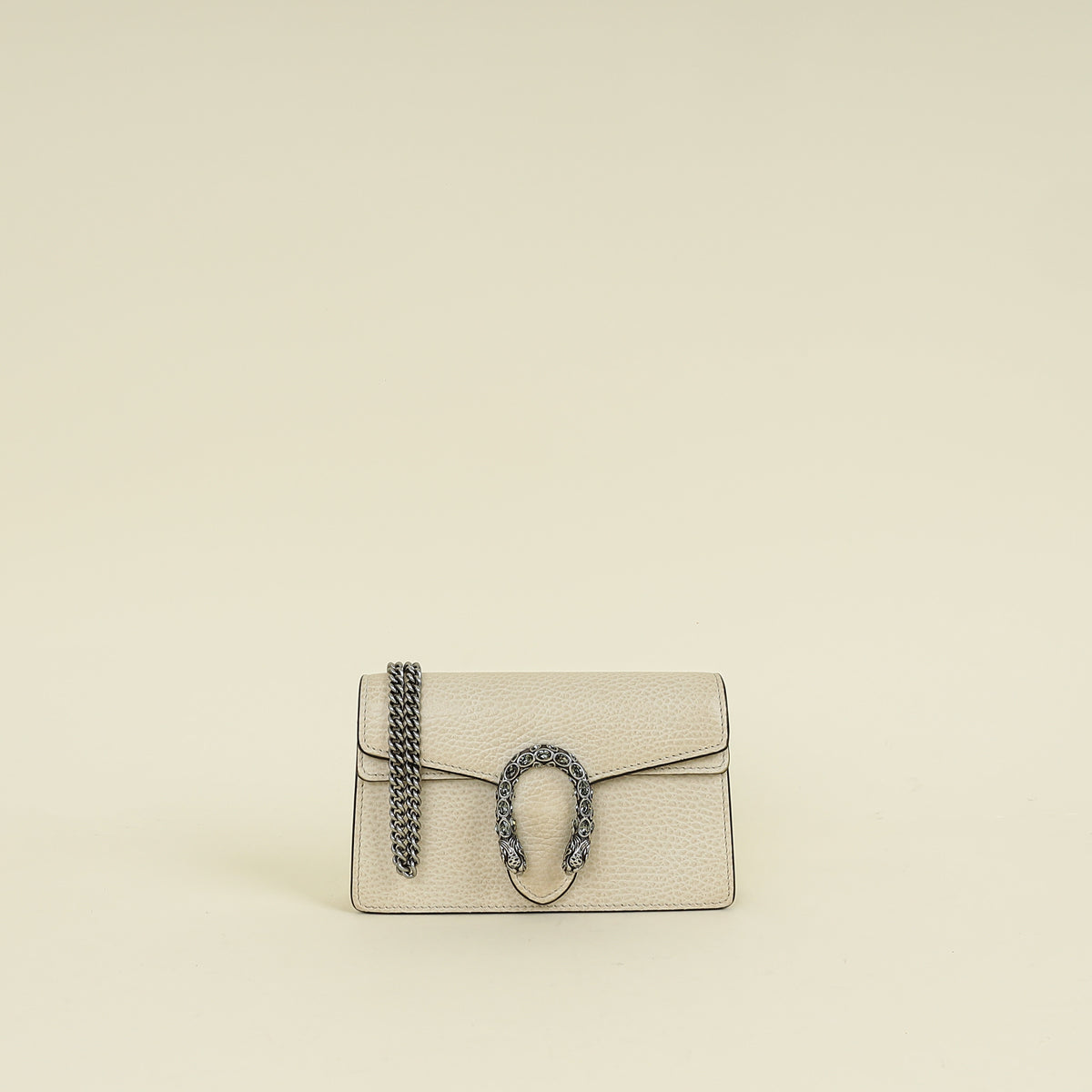 Gucci White Crystal Dionysus Super Mini Bag