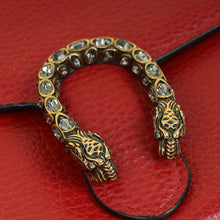 Gucci Red Dionysus Crystal Mini Chain Bag
