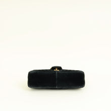 Gucci Black GG Marmont Velvet Medium Shoulder Bag