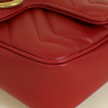 Gucci Red GG Marmont Matelasse Mini Bag