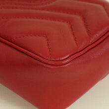 Gucci Red GG Marmont Matelasse Mini Bag