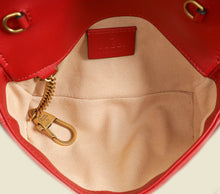 Gucci Red GG Marmont Matelasse Mini Bag