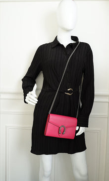 Gucci Fuchsia Dionysus Wallet On Chain