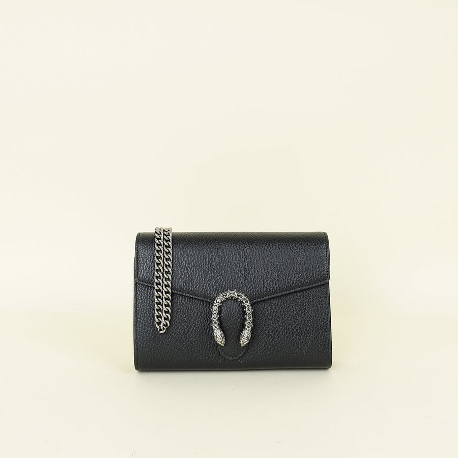 Gucci Black Dionysus Wallet On Chain