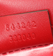 Gucci Red Broadway Small Crossbody Flap Bag