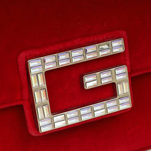 Gucci Red Broadway Small Crossbody Flap Bag