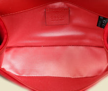 Gucci Red Broadway Small Crossbody Flap Bag