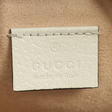 Gucci White Ophidia Mini Round Shoulder Bag