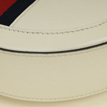 Gucci White Ophidia Mini Round Shoulder Bag