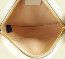 Gucci White Ophidia Mini Round Shoulder Bag