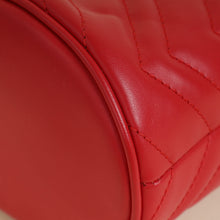 Gucci Red GG Marmont Mini Bucket Bag