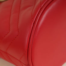 Gucci Red GG Marmont Mini Bucket Bag