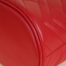 Gucci Red GG Marmont Mini Bucket Bag