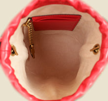 Gucci Red GG Marmont Mini Bucket Bag
