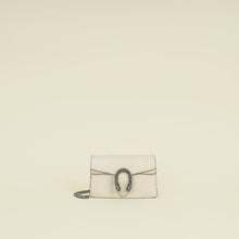 Gucci White Crystal Dionysus Super Mini Bag