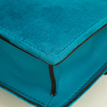 Gucci Turquoise Velvet Crystal Dionysus Super Mini Bag