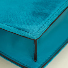 Gucci Turquoise Velvet Crystal Dionysus Super Mini Bag