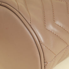 Gucci Taupe GG Marmont Mini Bucket Bag