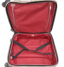 Gucci Ebony Multicolor GG Supreme Floral Small Cabin Trolley Bag