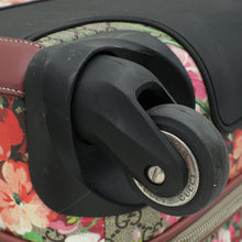 Gucci Ebony Multicolor GG Supreme Floral Small Cabin Trolley Bag
