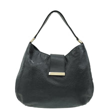 Gucci Black Guccissima New Web Large Hobo Bag