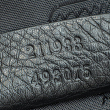 Gucci Black Guccissima New Web Large Hobo Bag