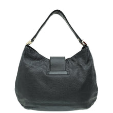 Gucci Black Guccissima New Web Large Hobo Bag