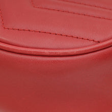 Gucci Red GG Marmont Small Belt Bag