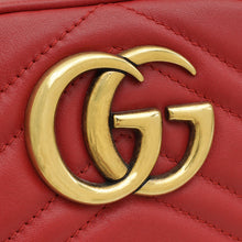 Gucci Red GG Marmont Small Belt Bag
