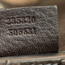 Gucci Dark Gray Croisette Bamboo Evening Bag