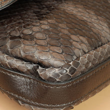 Gucci Dark Gray Croisette Bamboo Evening Bag