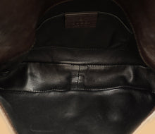 Gucci Dark Gray Croisette Bamboo Evening Bag
