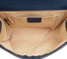 Gucci Blue Guccissima Padlock Small Chain Bag