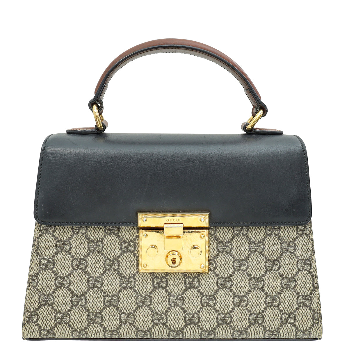 Gucci Tricolor Padlock Top Handle Bag
