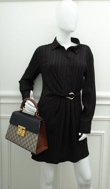 Gucci Tricolor Padlock Top Handle Bag