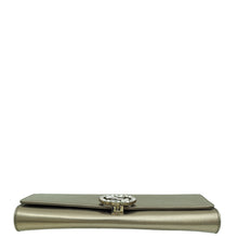 Gucci Metallic Bronze GG Crystal Broadway Clutch